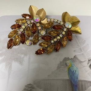 Zara Gold Rhinestone Earrings